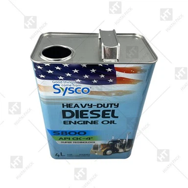 4L খালি ইঞ্জিন তেল টিনের ক্যান